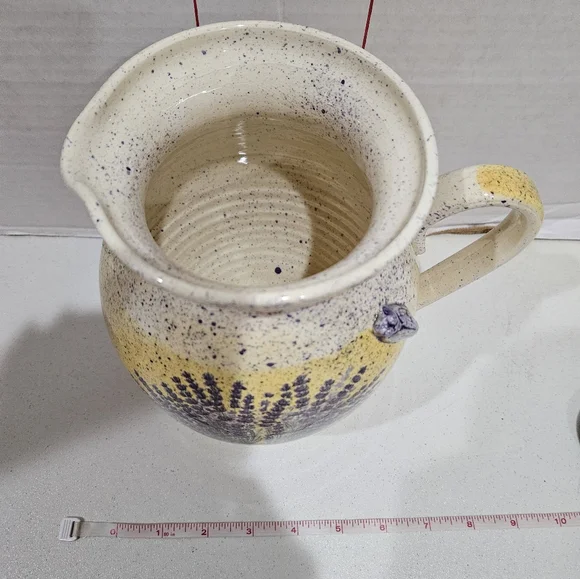 French Aegitna Vallauris Provencal Style Pitcher - Picture 6 of 6